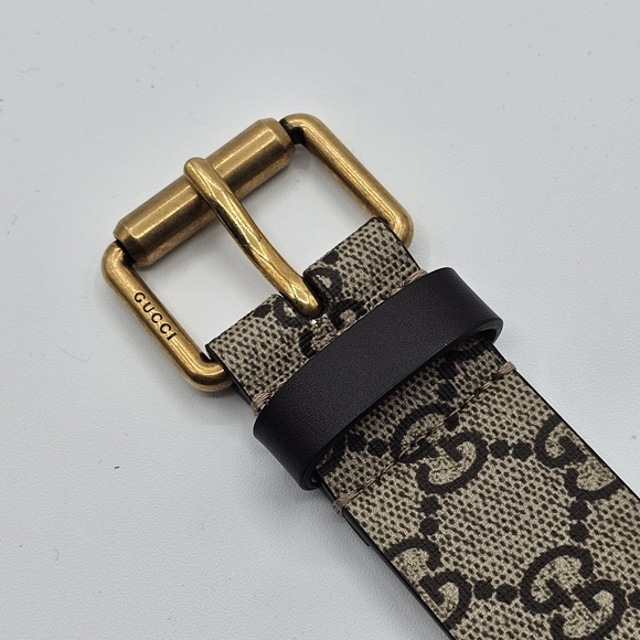 Gucci GG Supreme Kingsnake Brown Belt Size 115 46 434520 - Picture 2 of 4